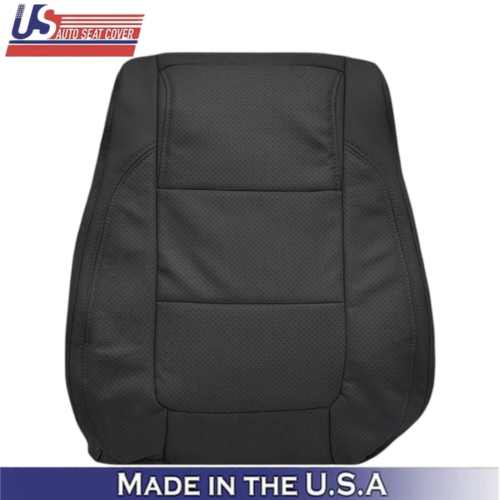 2011-2015 For Ford Explorer Limited Leatherette Front Seat Covers Charcoal Black
