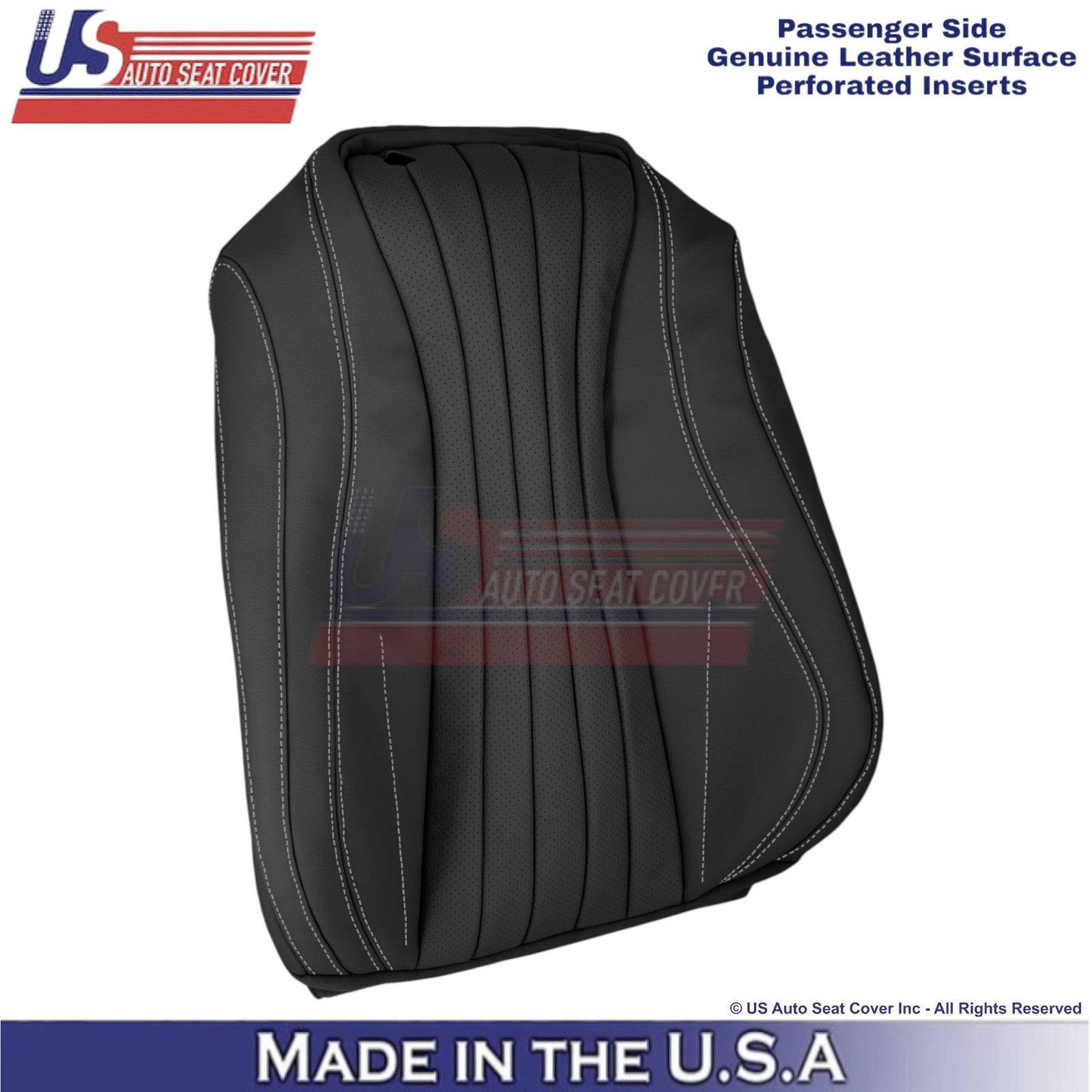 2017-2023 For Mercedes Benz E-Class Genuine Leather Passenger Top Cover Black
