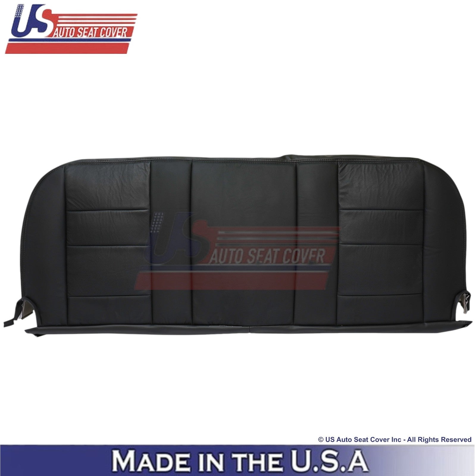 2003-2004 Fits Ford F250 F350 Lariat Leather Perf Rear OEM Seat Covers Black