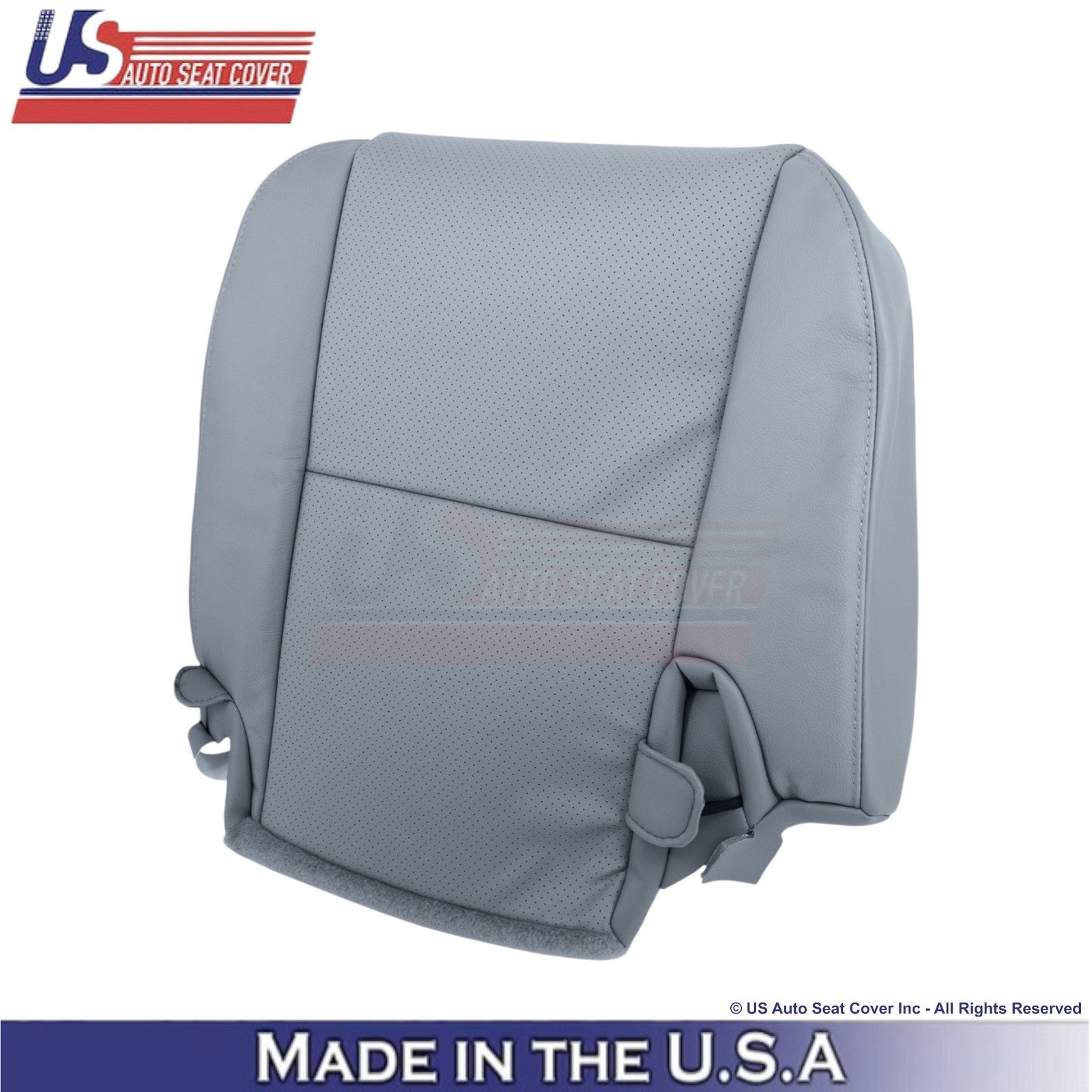 2008-2014 For Toyota Sequoia Leather Perf. Rear Left Bottom Seat Cover Graphite
