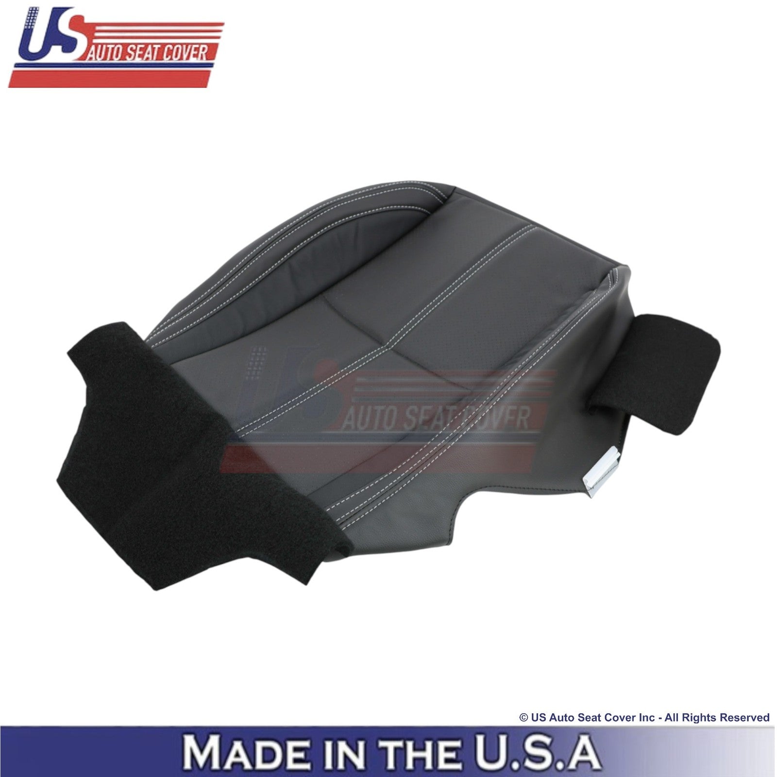 2017-2018 Fits Subaru Forester Touring Genuine Leather Bottom Seat Covers Black