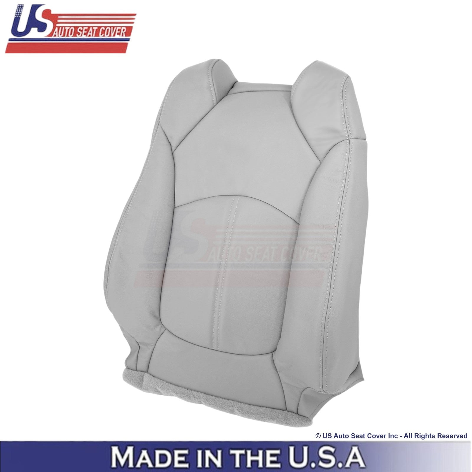 2013-2017 Fits Chevy Traverse Genuine Leather Front Seat Covers Light Titanium