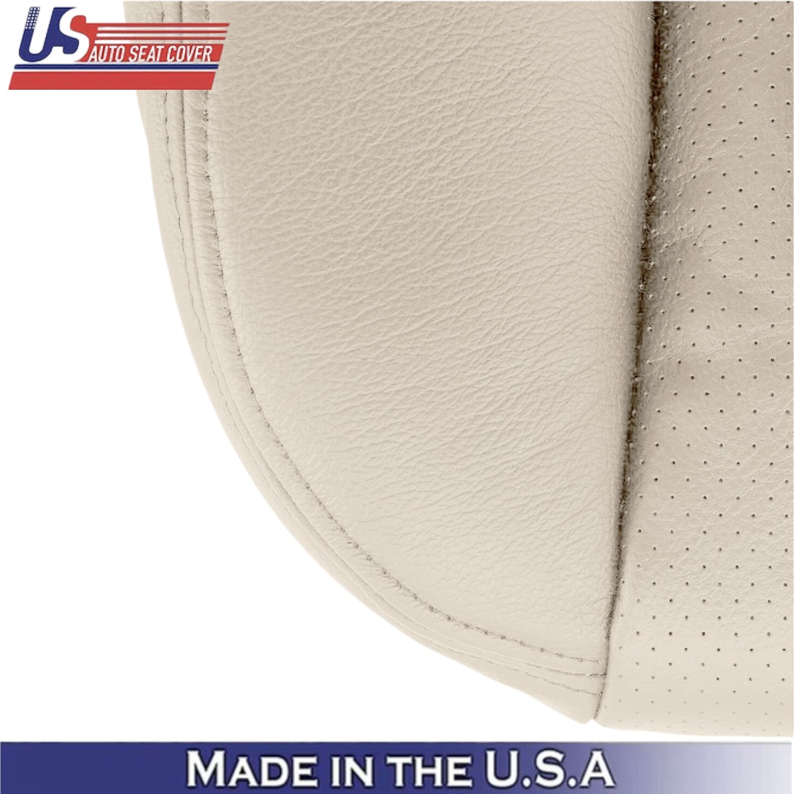 2007-2008 For Cadillac Escalade Genuine Leather Front Covers Very Light Cashmere