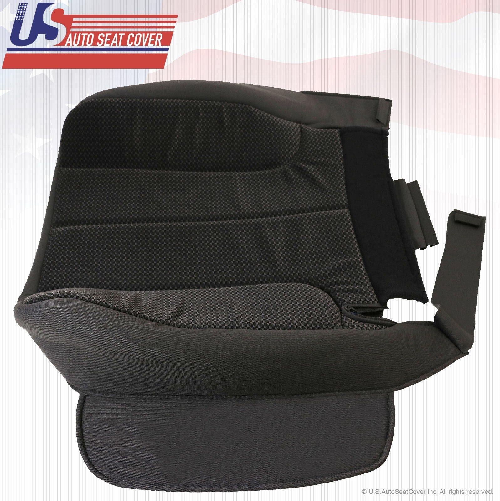 2002 2003 For Dodge Ram 1500 Driver Bottom Cloth Cover & Foam Cushion Dark Gray