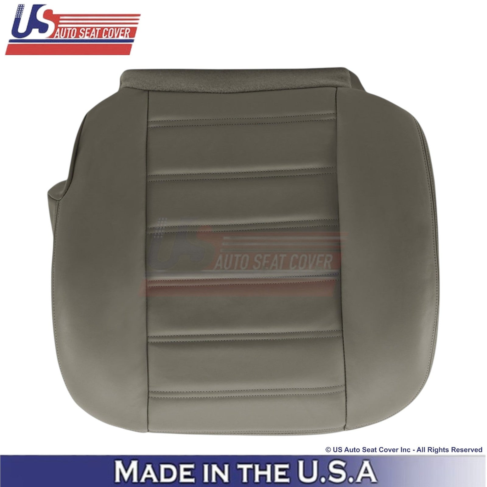 2003-2007 For Hummer H2 Leatherette Driver Bottom Replacement Cover Wheat Gray