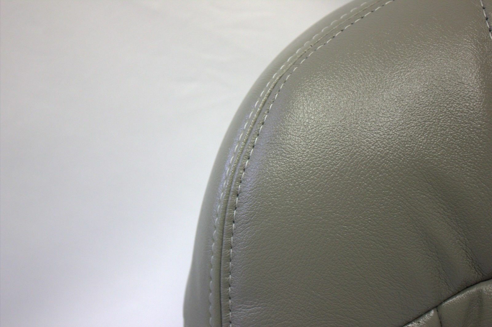1999 2001 2002 Chevy Silverado Driver Bottom Leather Seat Cover Pewter