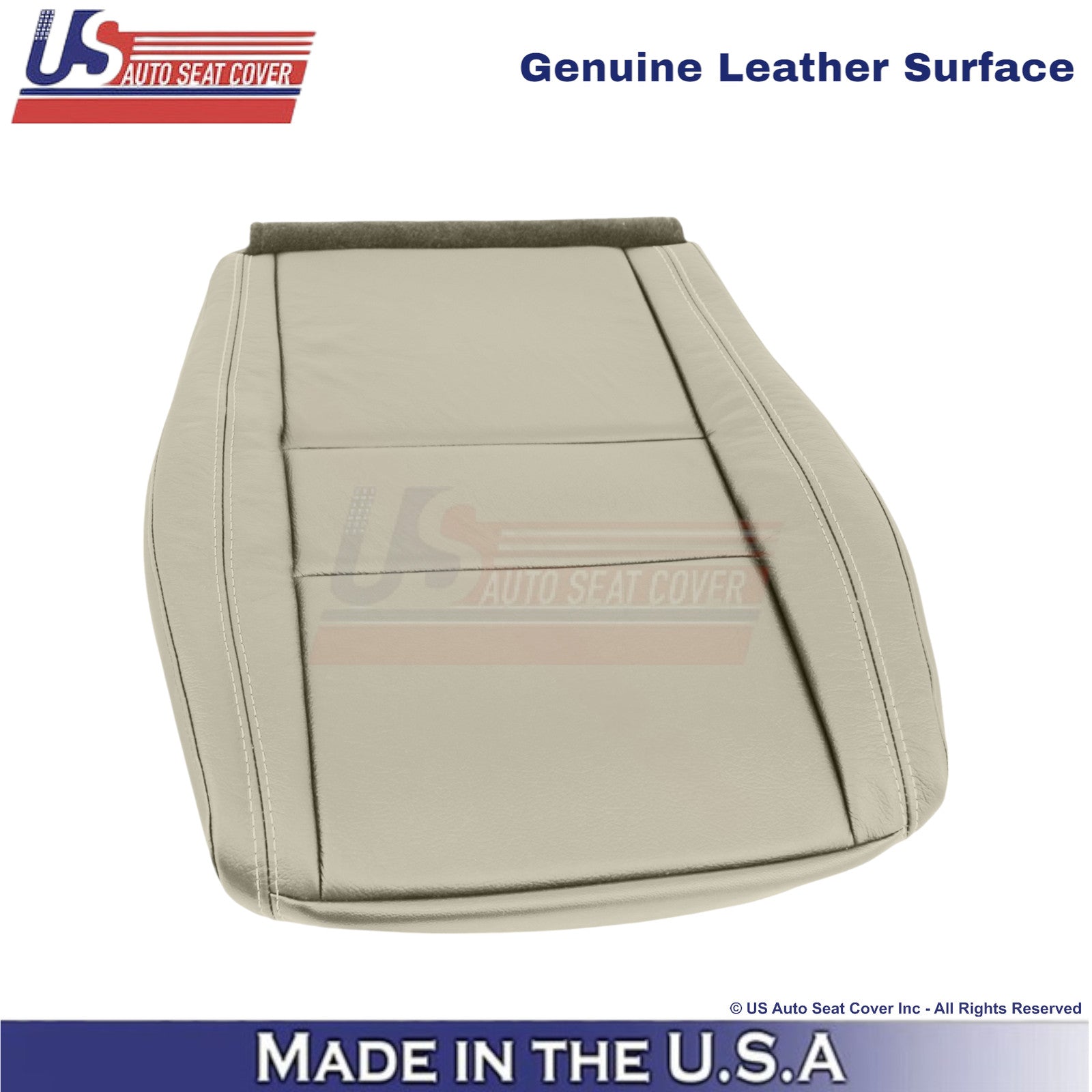 2011-2022 For Dodge Durango Genuine Leather Passenger Bottom Cover L Frost Beige
