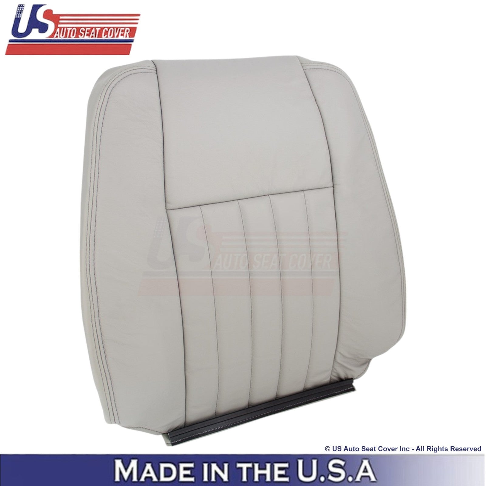 2005-2007 Fits Jeep Liberty Limited Passenger Genuine Leather Covers Graystone
