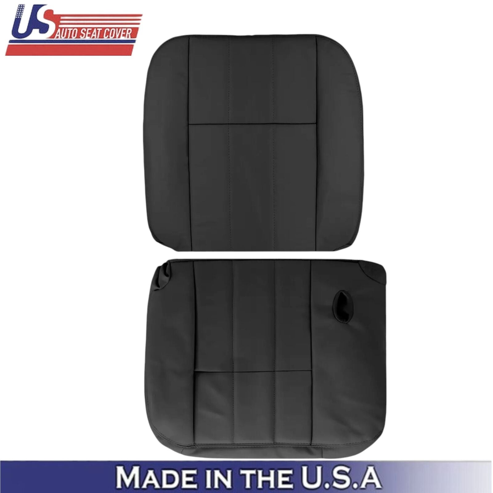 2003-2011 For Mercury Grand Marquis Vinyl Passenger Seat Covers Dark Charcoal