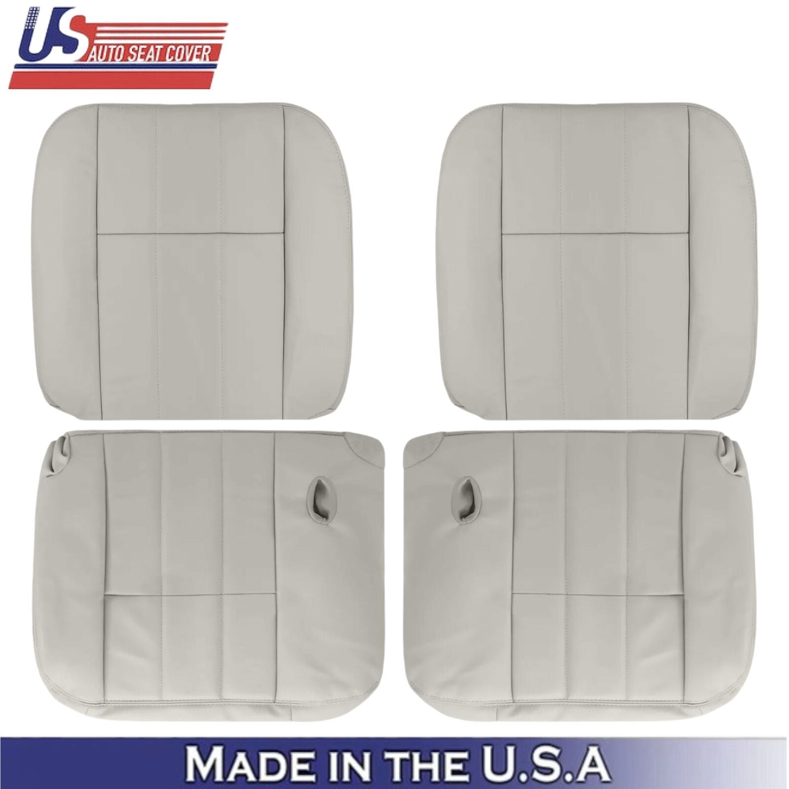 2006-2011 For Mercury Grand Marquis Leatherette Front Covers Medium Light Stone