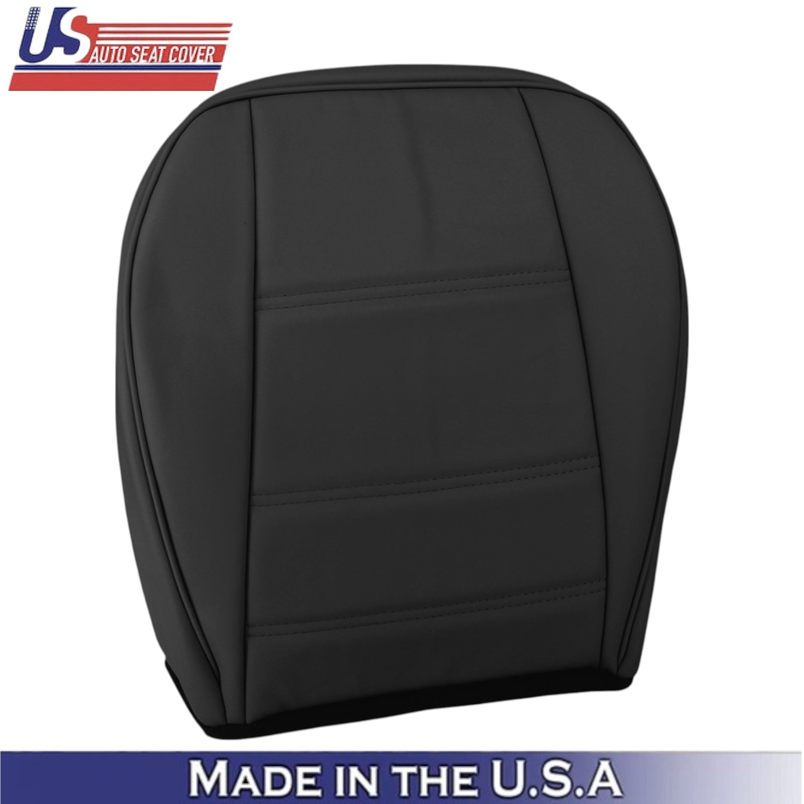 1999-2004 For Ford Mustang V6 Leatherette Driver Bottom Seat Cover Dark Charcoal