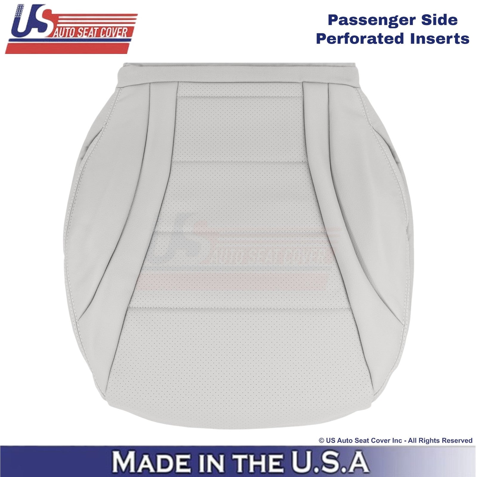 2016-2021 For Mercedes Benz GLC Class Leather Passenger Bottom Cover Light Gray