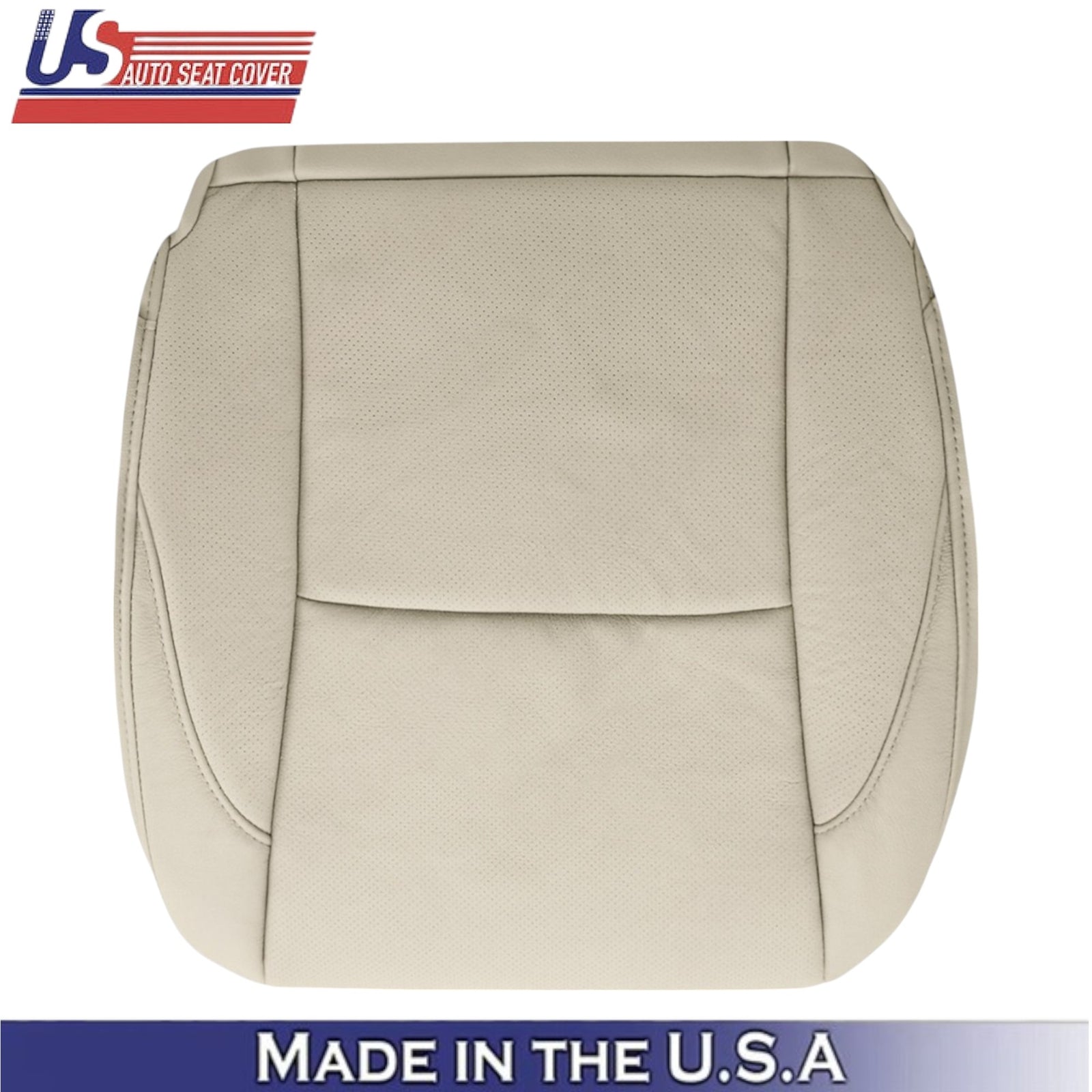 2010-2012 For Lexus ES350 Genuine Leather Driver Side Seat Covers Parchment Tan