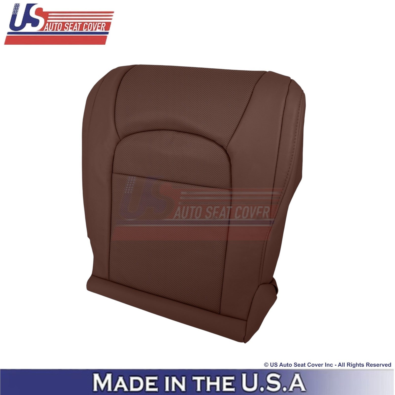 2008-2021 For Toyota Land Cruiser Genuine Leather Perf Driver Bottom Cover Brown