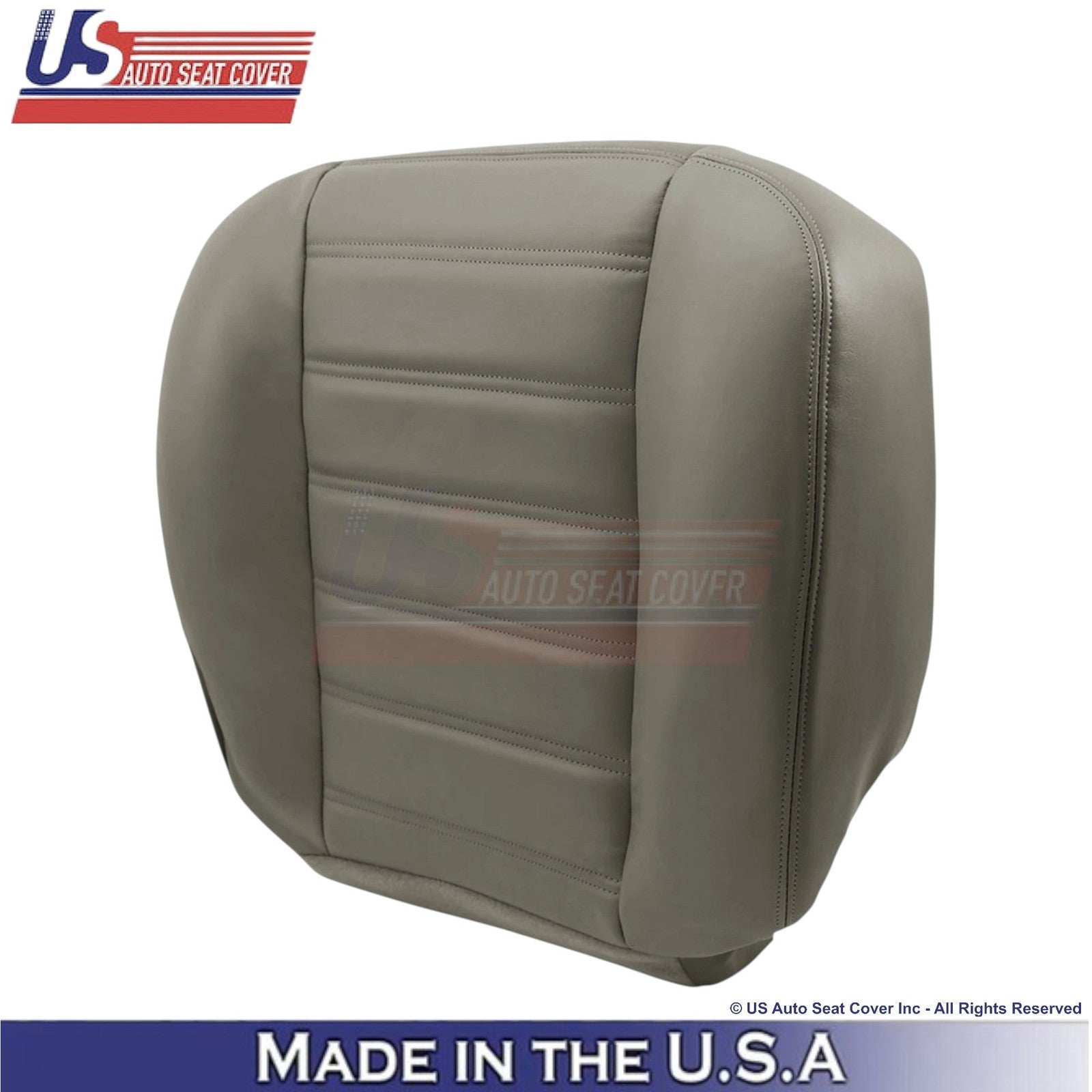 2003-2007 For Hummer H2 Leatherette Driver Bottom Replacement Cover Wheat Gray