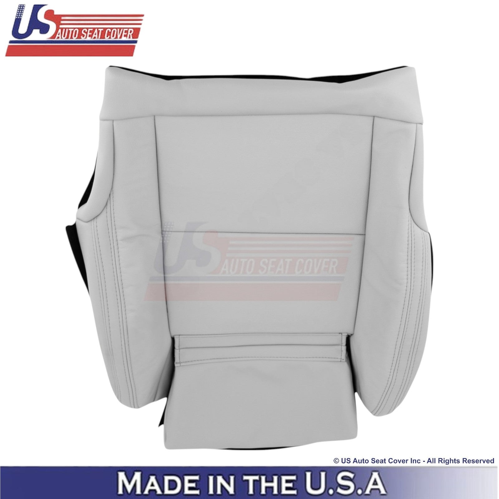 2016-2019 Fits Mercedes Benz CLA250 Passenger Bottom Leatherette Seat Cover Gray