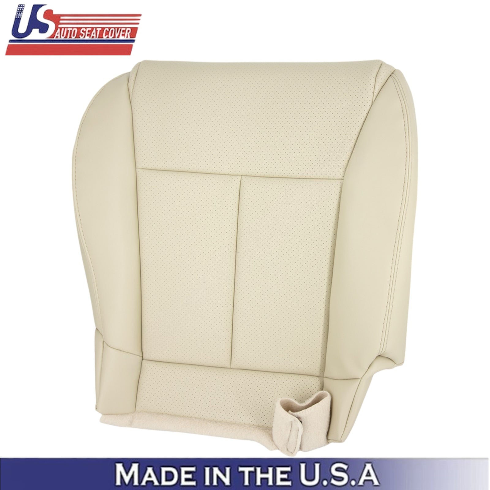 2006-2010 for Infiniti M45 M35 Sedan Front Seat Covers Genuine Leather Wheat Tan