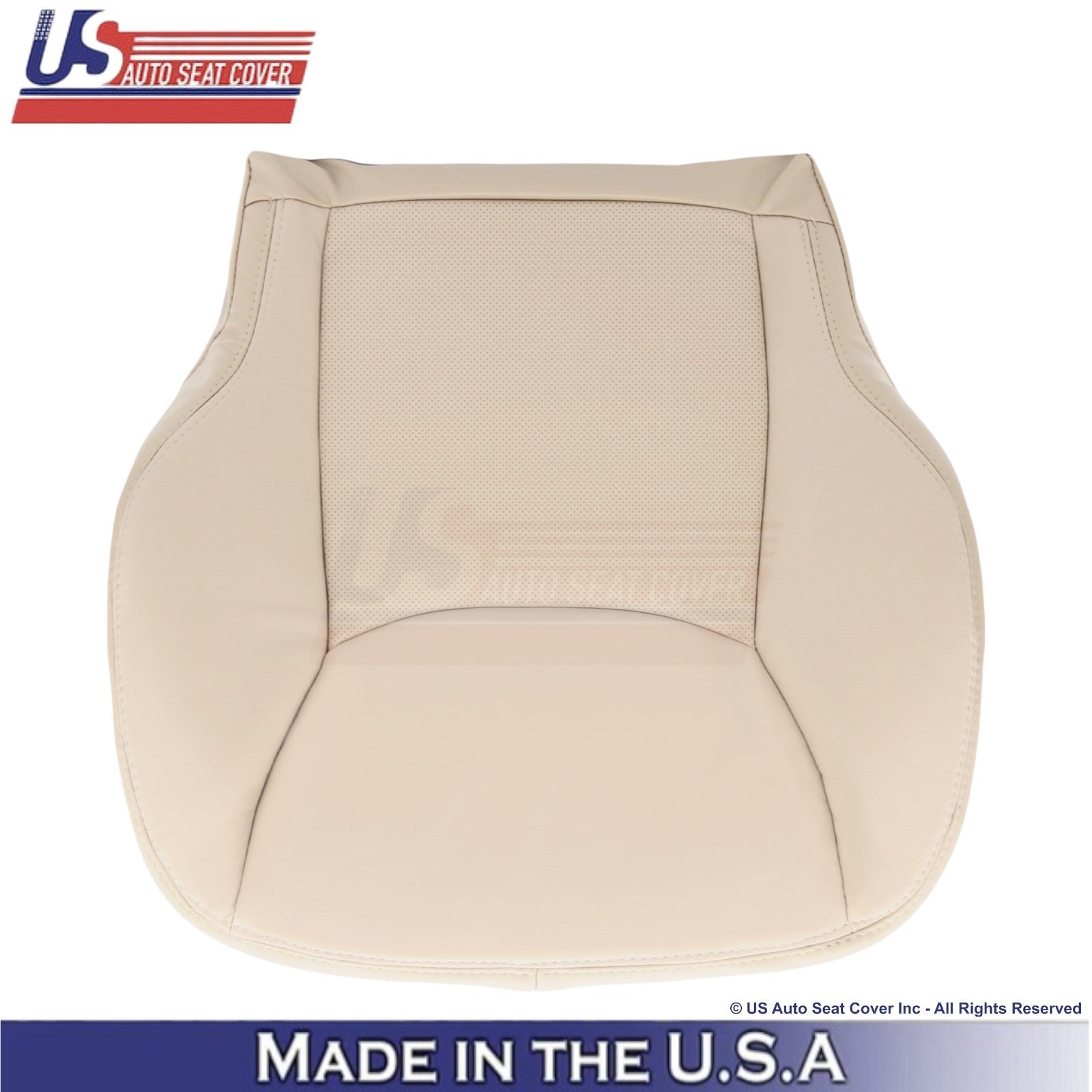 2003-2006 Fits Mercedes-Benz S-Class Leatherette Half Perf. Bottom Covers Pebble