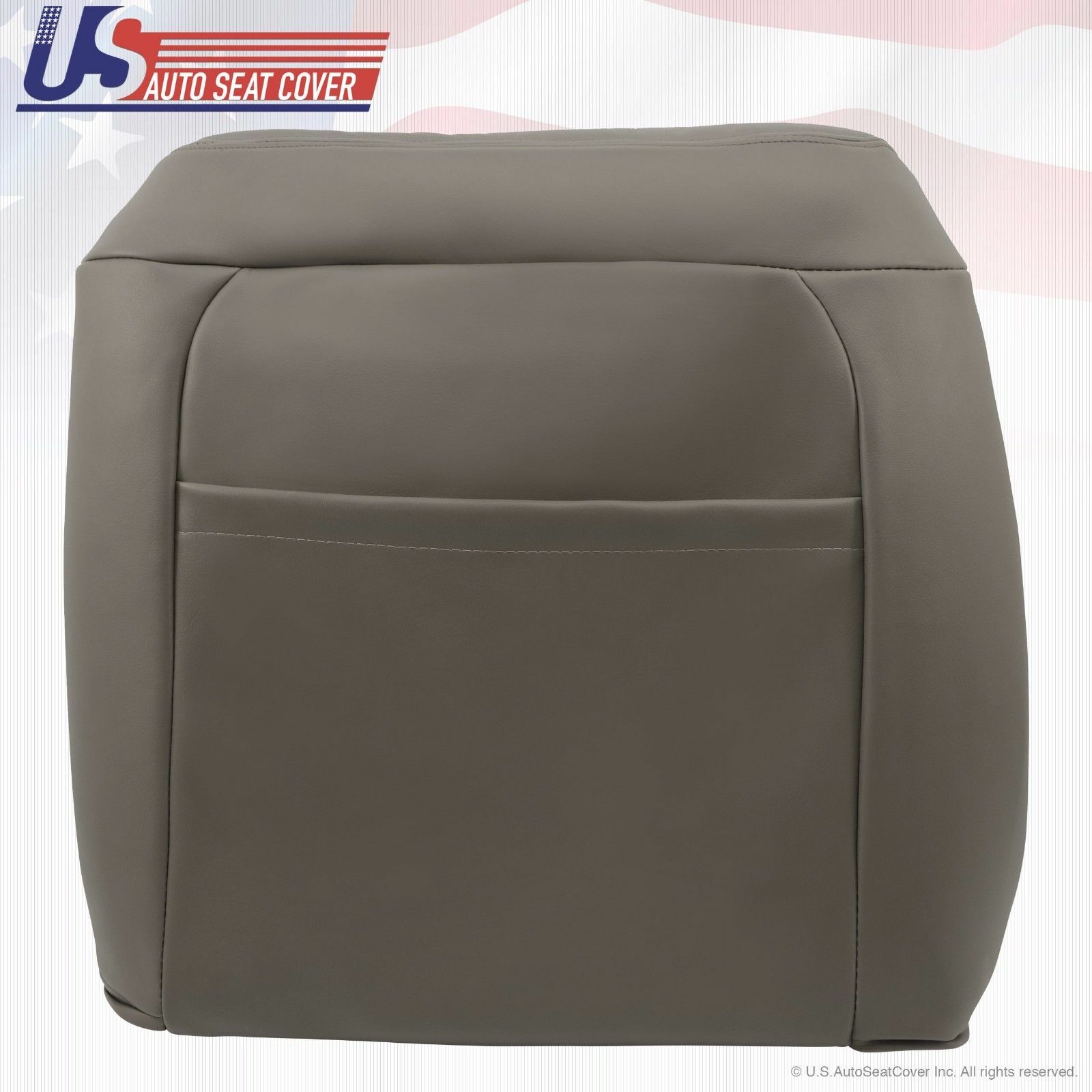 1995 -1999 Chevrolet C/K 1500 PASSENGER top Lean Back Leather Seat Cover Gray