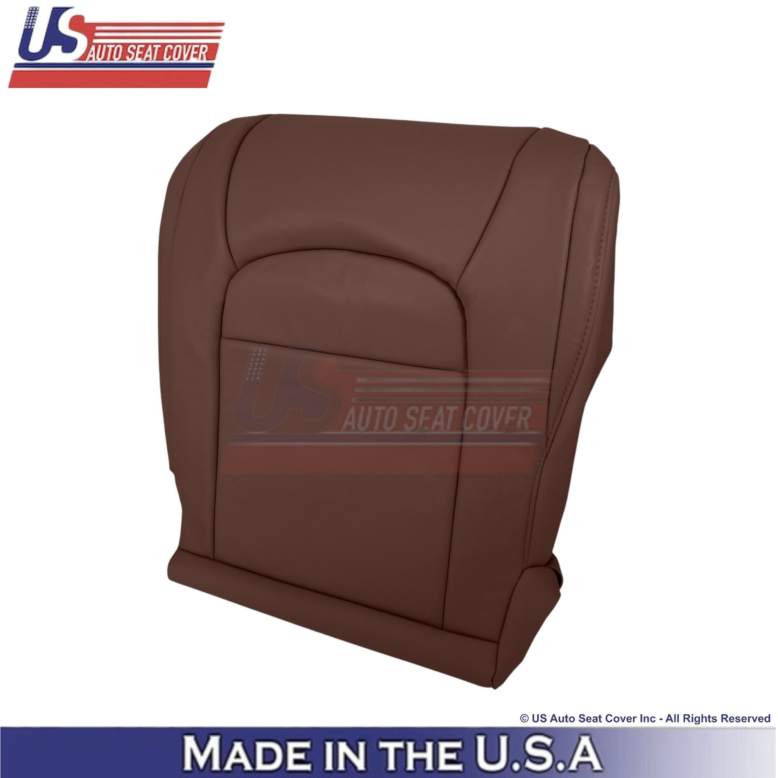 2008-2021 For Toyota Land Cruiser Leatherette Driver Bottom Seat Cover Brown