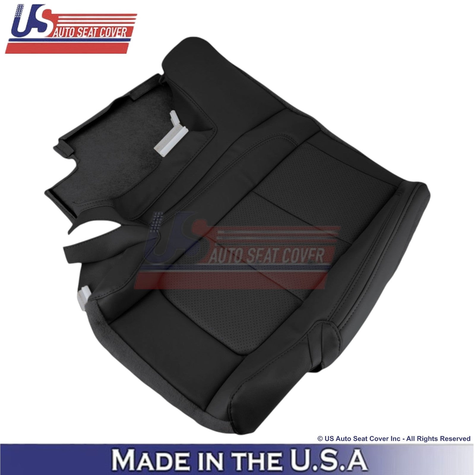 2011-2015 For Ford Explorer 2nd Row Driver Side/Console Top Leather Cover Black