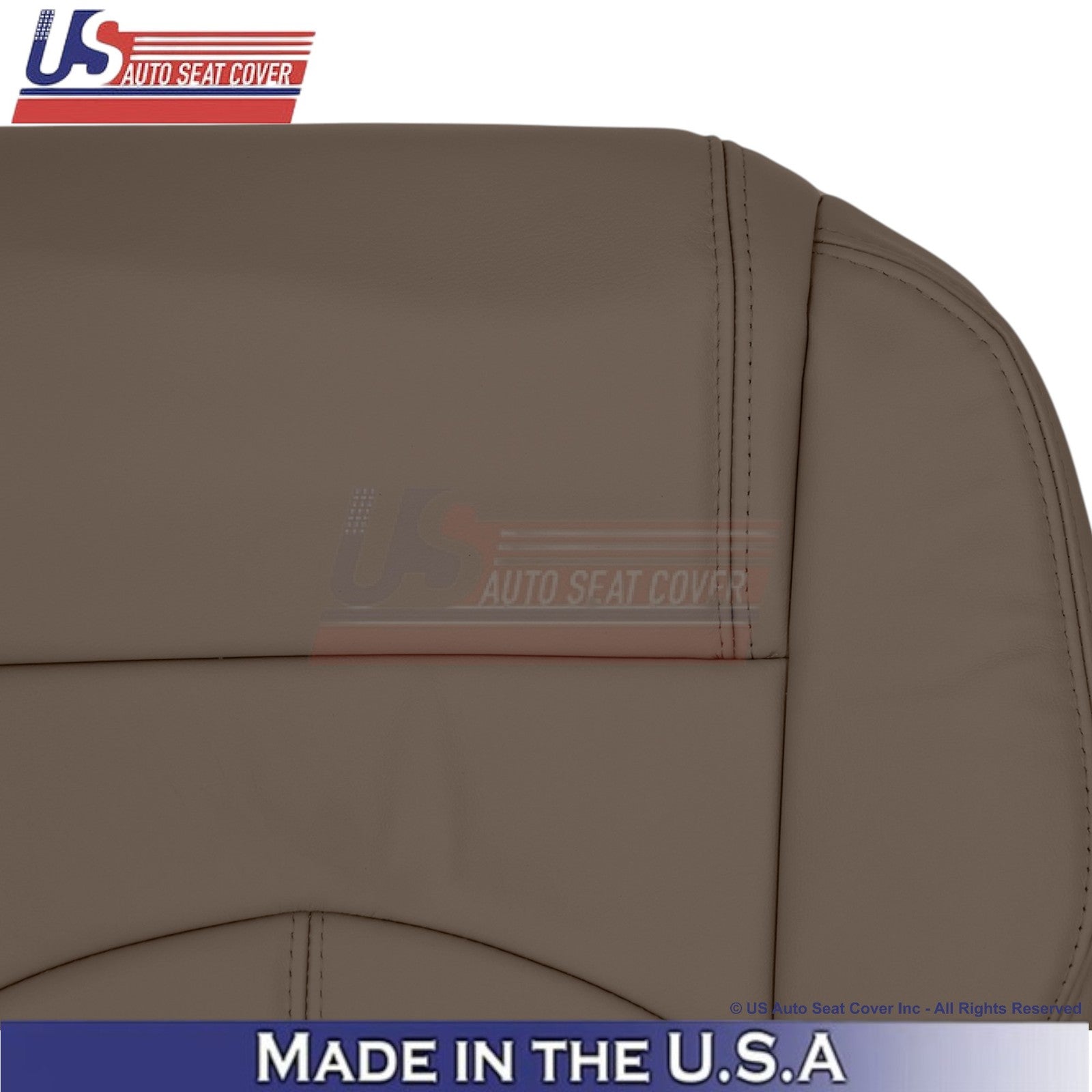 2013-2016 Fits GMC Acadia Genuine Leather Passenger Side Covers Dark Cashmere