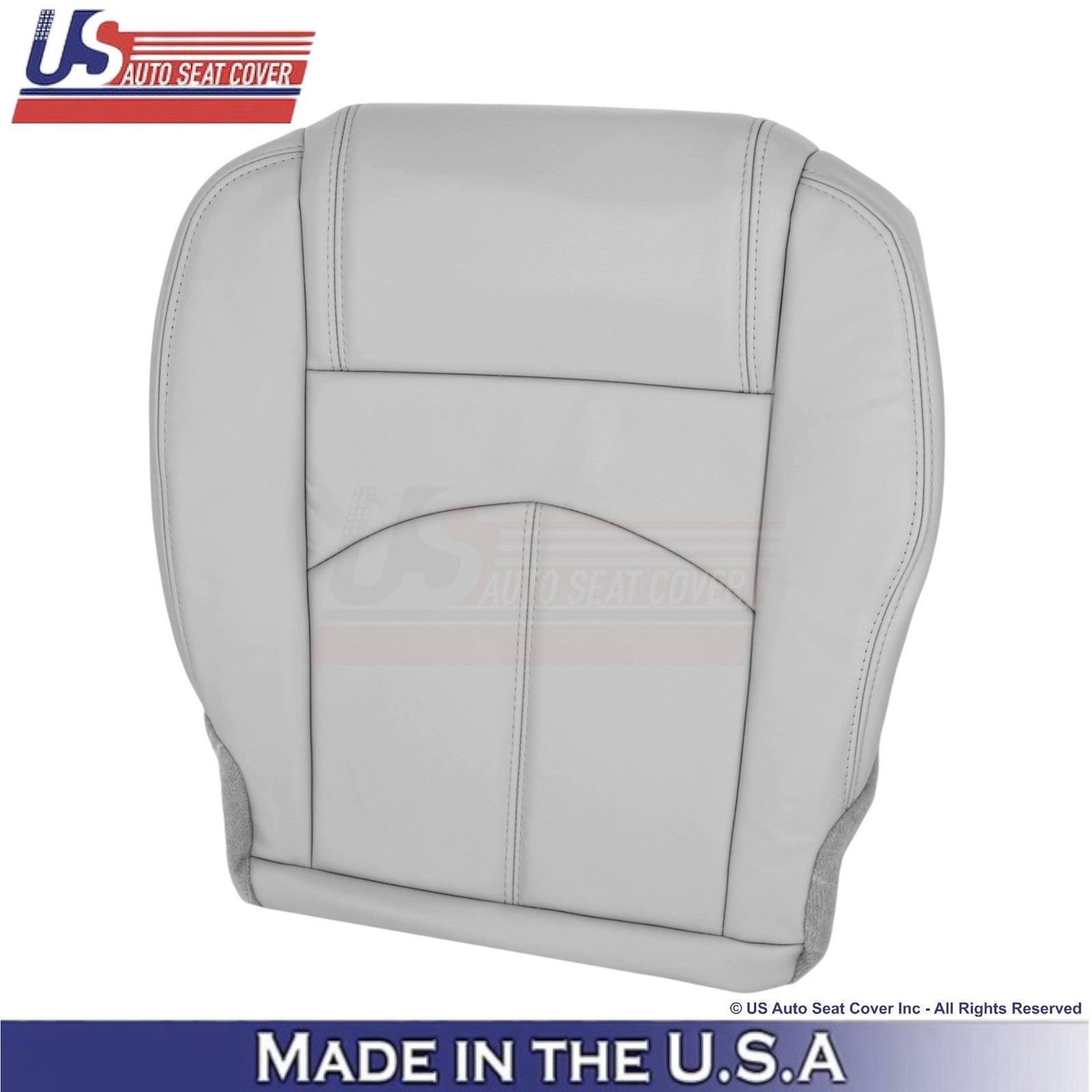 2013-2016 Fits GMC Acadia Leatherette Front Replacement Seat Covers Lt. Titanium