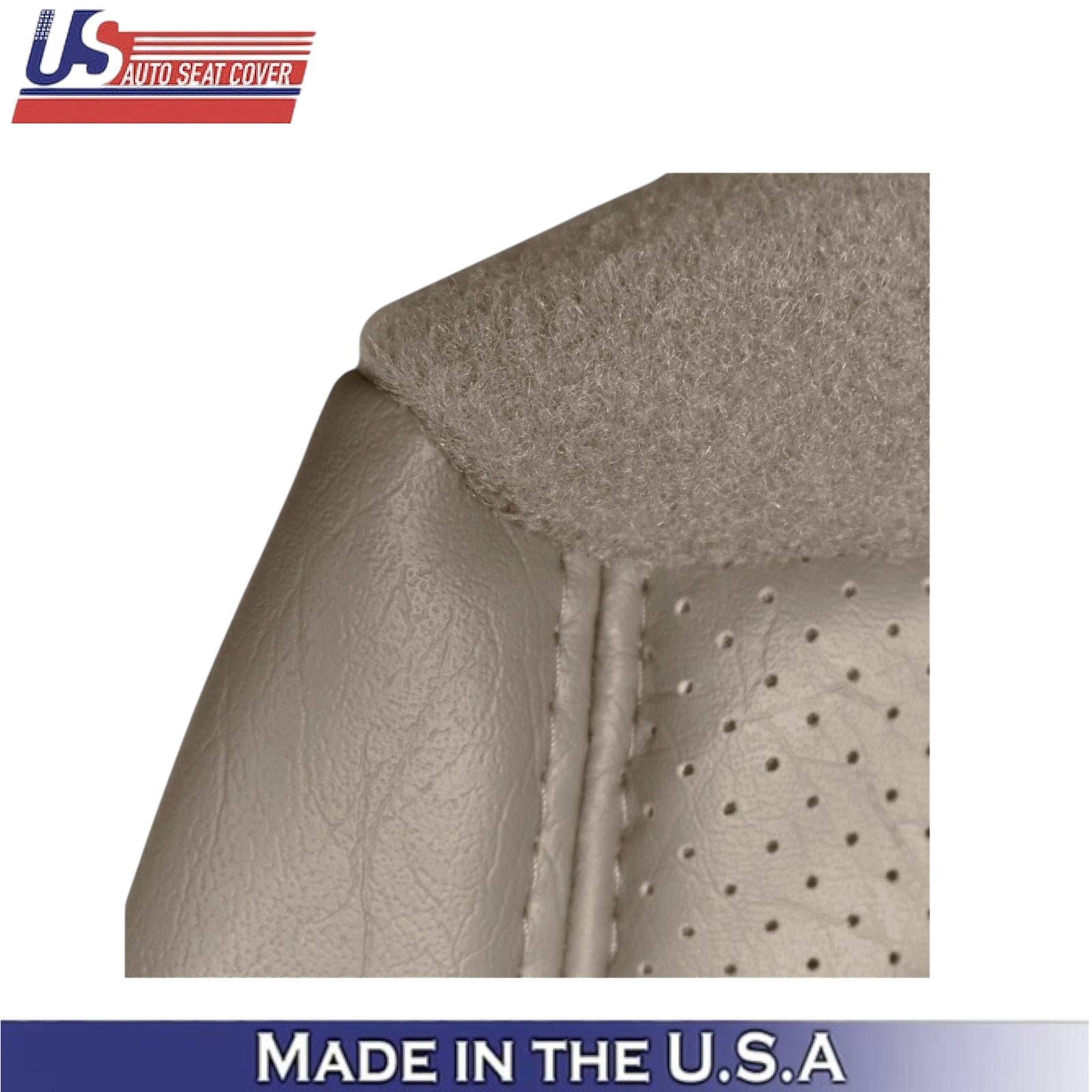 1992-1996 For Ford Bronco Eddie Bauer Leatherette Passenger Side Seat Covers Tan