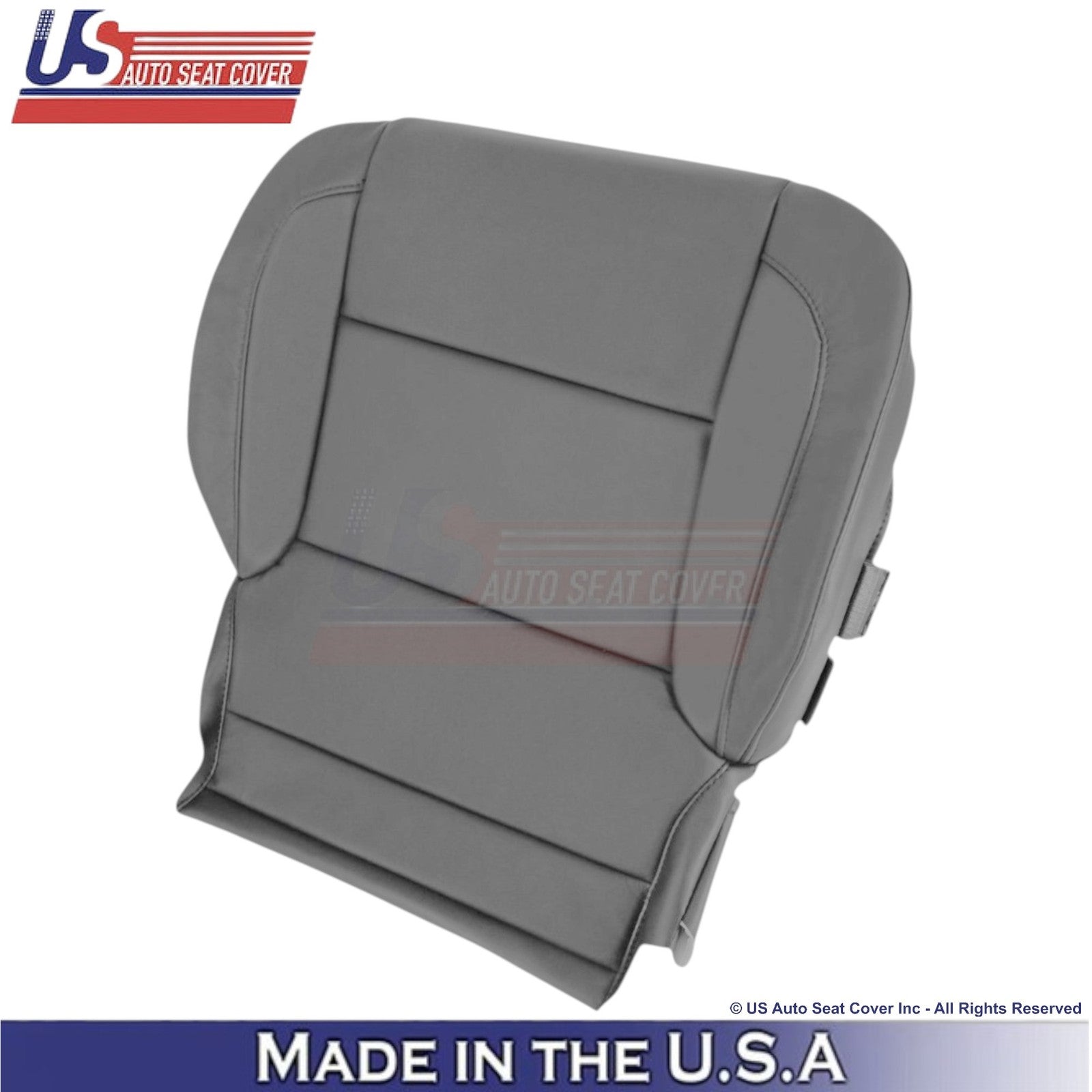 2014-2019 For Chevy Silverado 1500 LT LS Leatherette Passenger Bottom Cover Gray