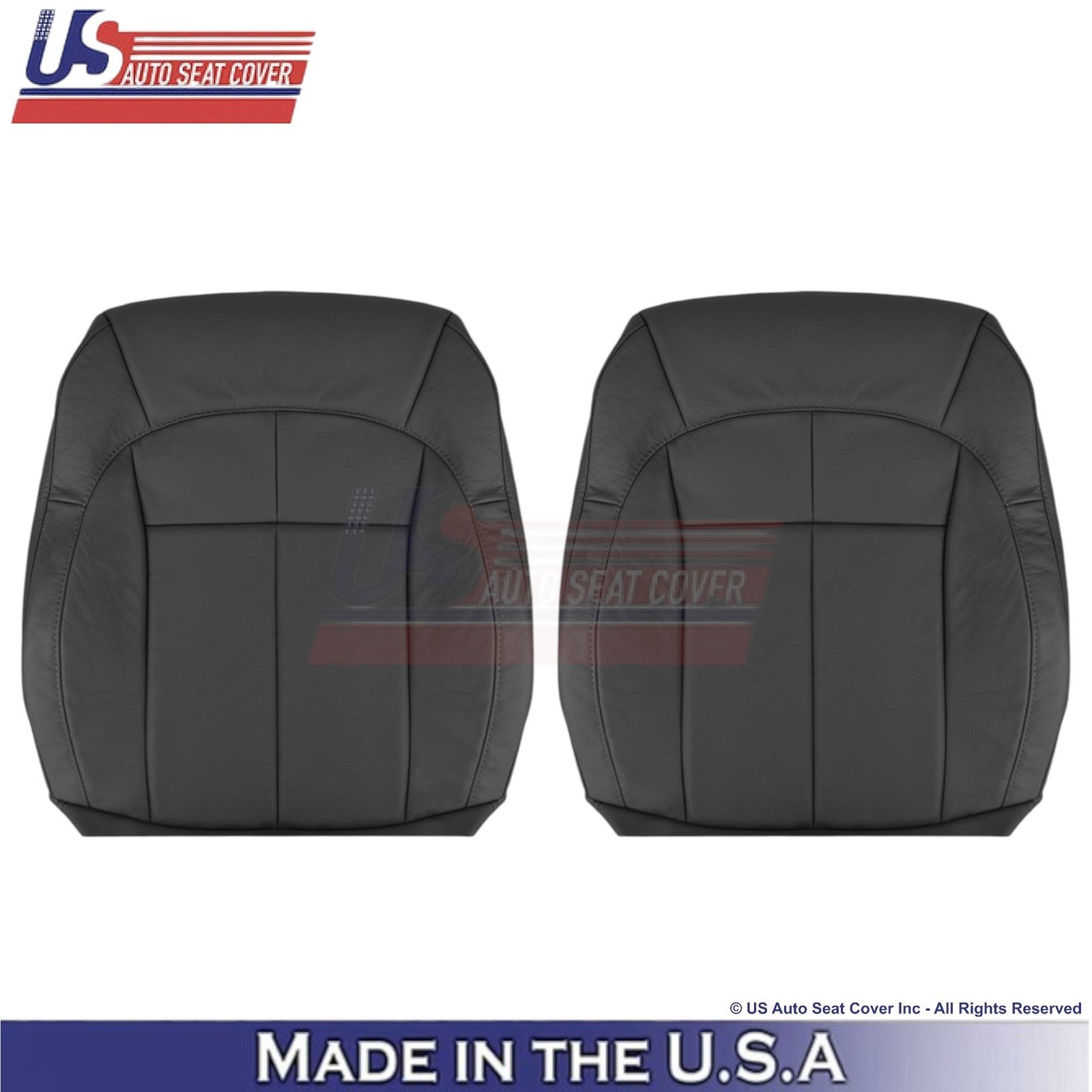 2001-2004 For Jeep Grand Cherokee Leatherette Front Seat Covers Dark Slate Gray