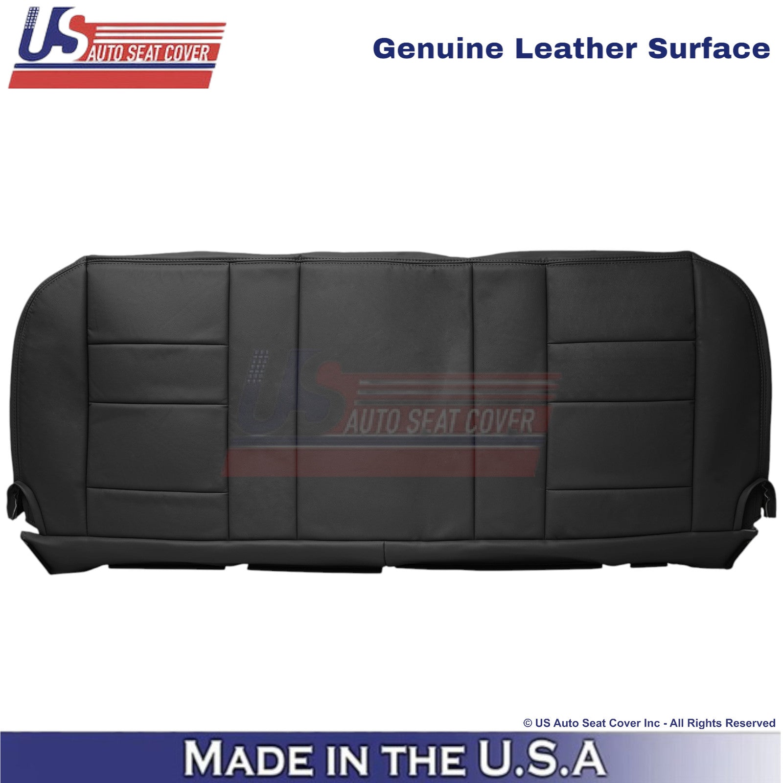 2003-2004 Fits Ford F250 F350 Lariat Leather Rear Bottom OEM Seat Cover Black