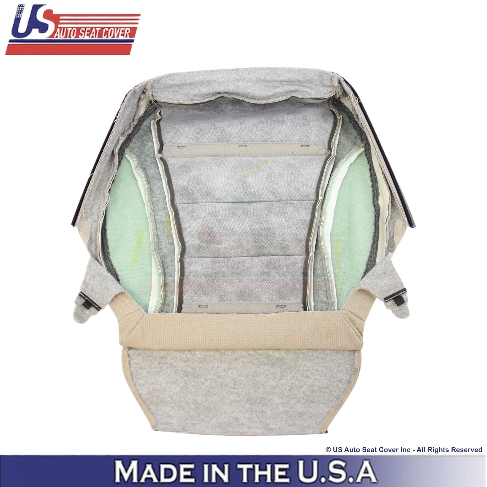 2016-2021 For Mercedes Benz GLC Class Leather Passenger Seat Covers Silk Beige
