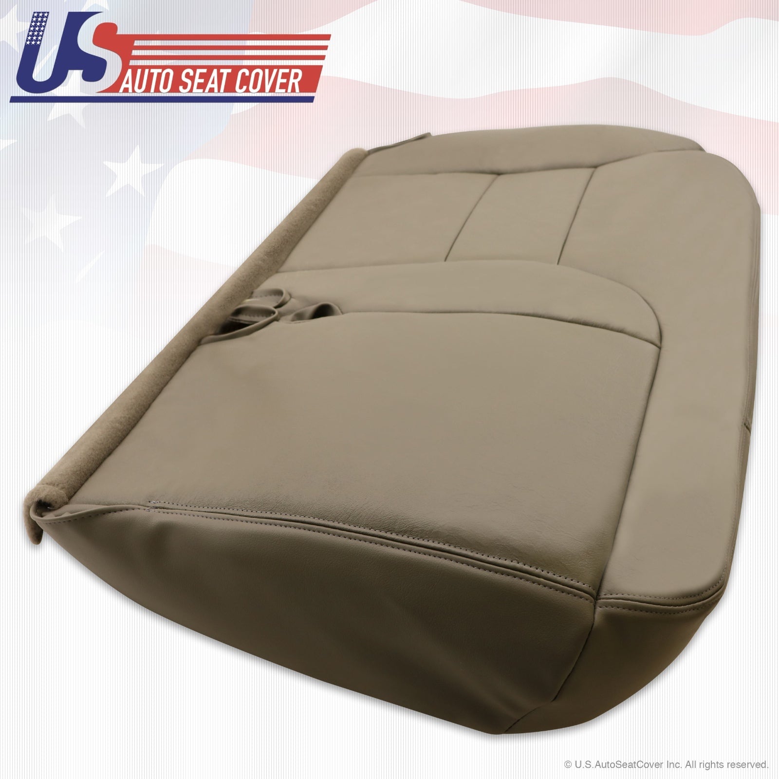 Chevy 1995 to 1999 K1500 K2500 Driver Bench Seat Cover "Tan" 60/40 configuration