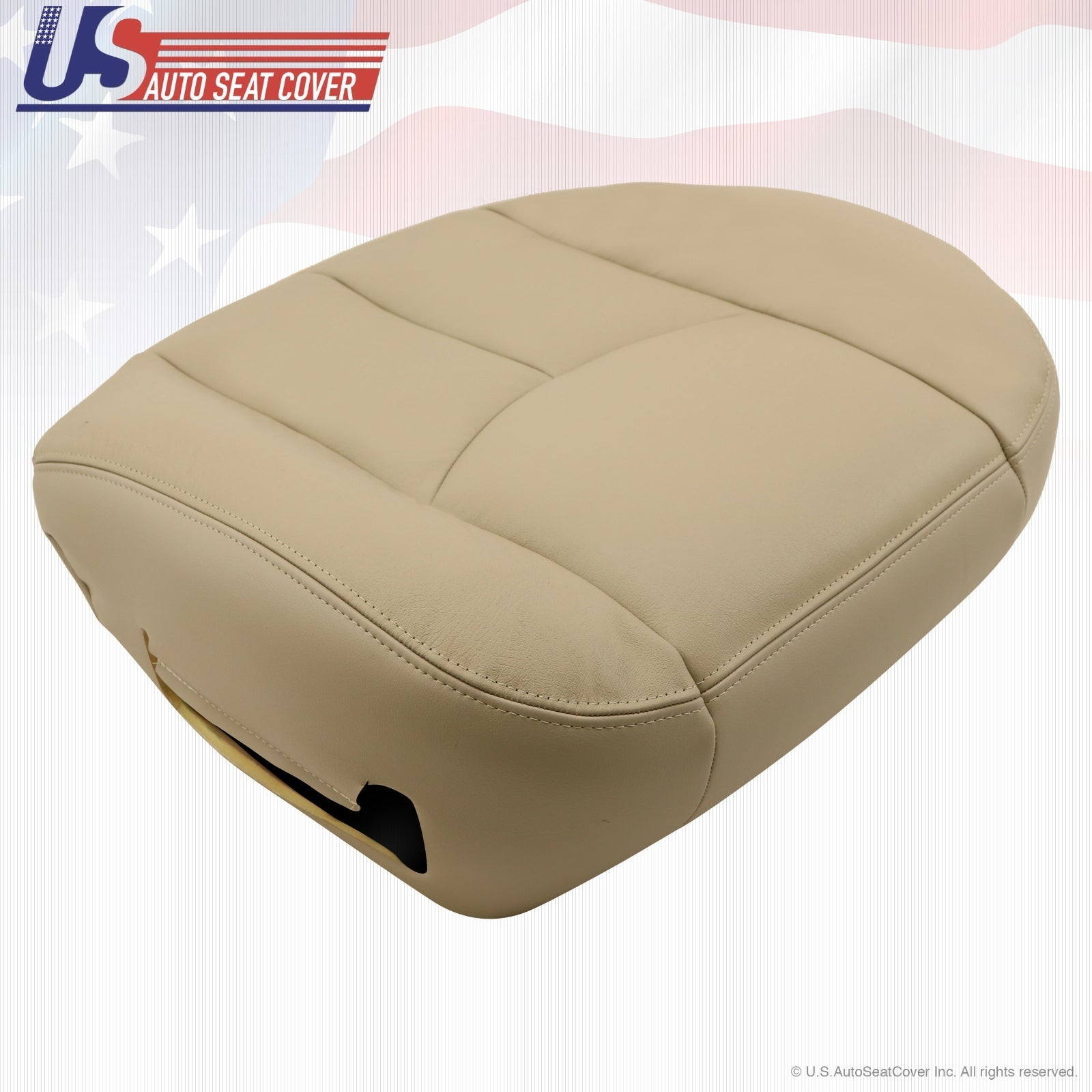 2003 2004 2005 & 06 Chevy Tahoe Driver Bottom Seat Cover Shale Light Tan 522 52i