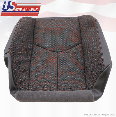 2003 2004 GMC Sierra 1500 1500HD Passenger Bottom Dark-Gray Cloth Seat Cover
