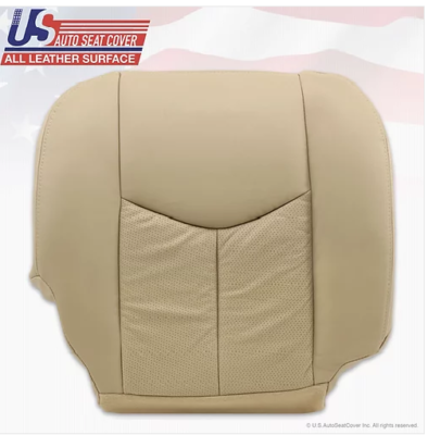 2003 2004 2005 2006 Cadillac Escalade Passenger Bottom Leather Seat Cover 152Tan