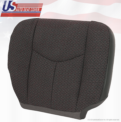 2003 2004 Chevy Silverado 1500 1500HD Passenger Bottom Cloth Seat Cover Dk Gray