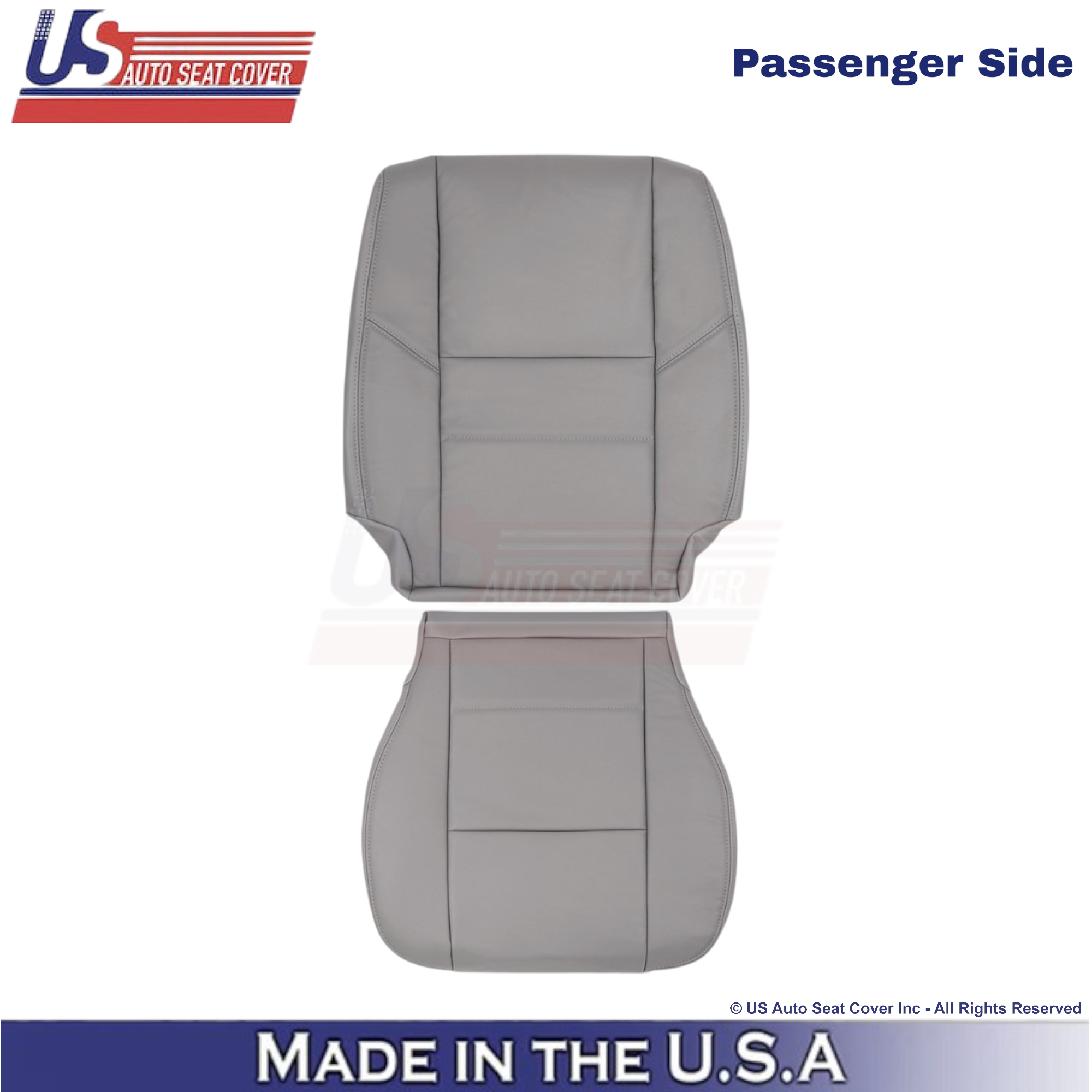 2001-2007 For Toyota Sequoia Leatherette Front Passenger Side Covers Charcoal