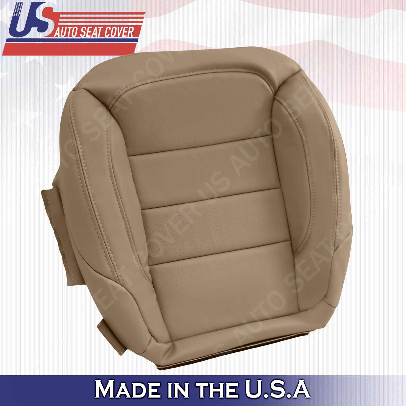 Fits 2012 2013 Mercedes Benz ML250 ML350 Lower Passenger Leather Seat Cover TAN