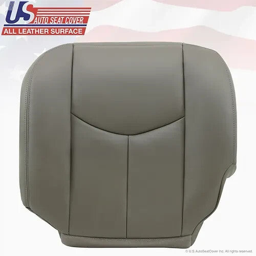 2003 to 2006 Fits Chevy Tahoe Suburban Yukon Driver Bottom Leather Cover Gray