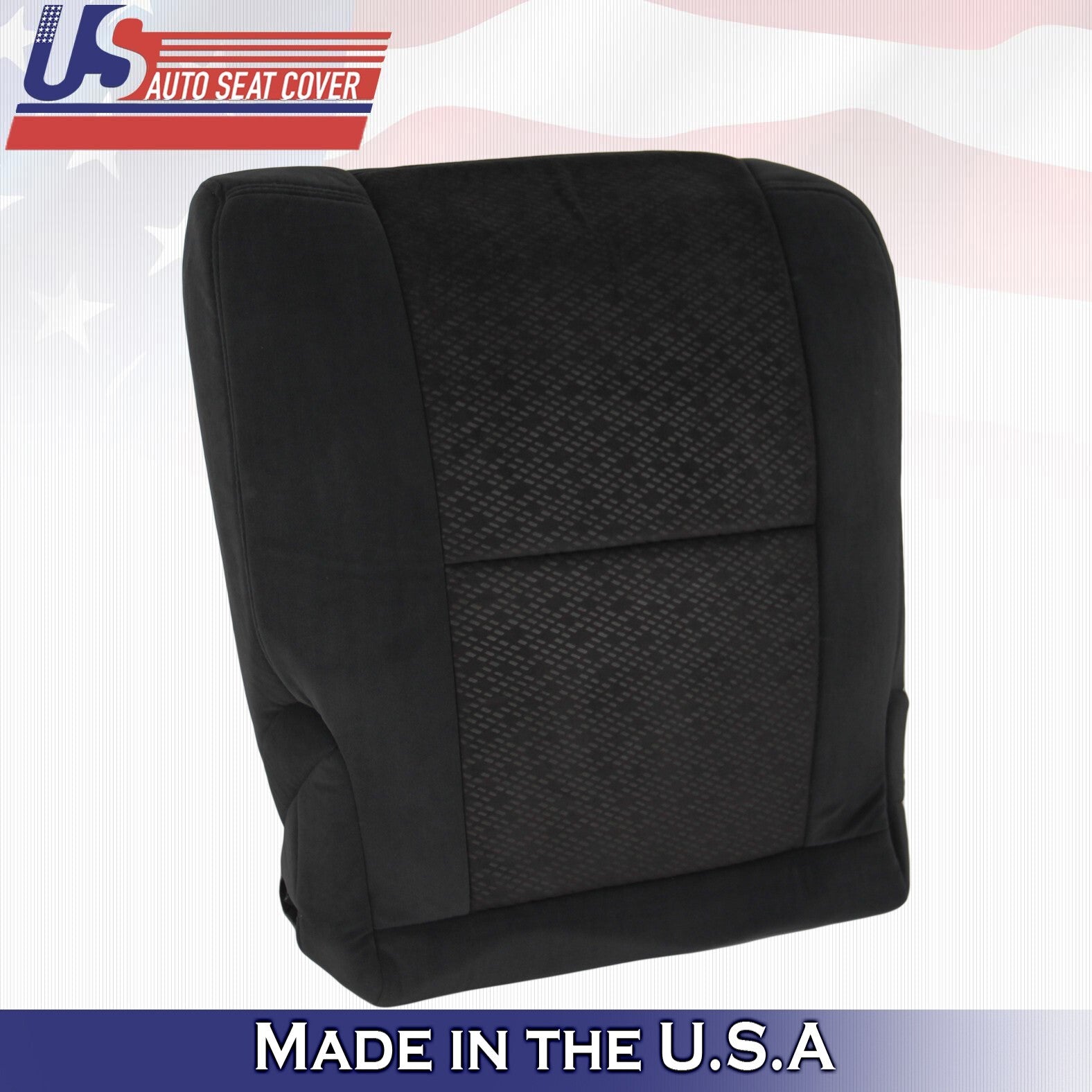 2008 For GMC Sierra 1500 2500 3500 Rear Driver Passenger Bottom Cloth Covers BLK