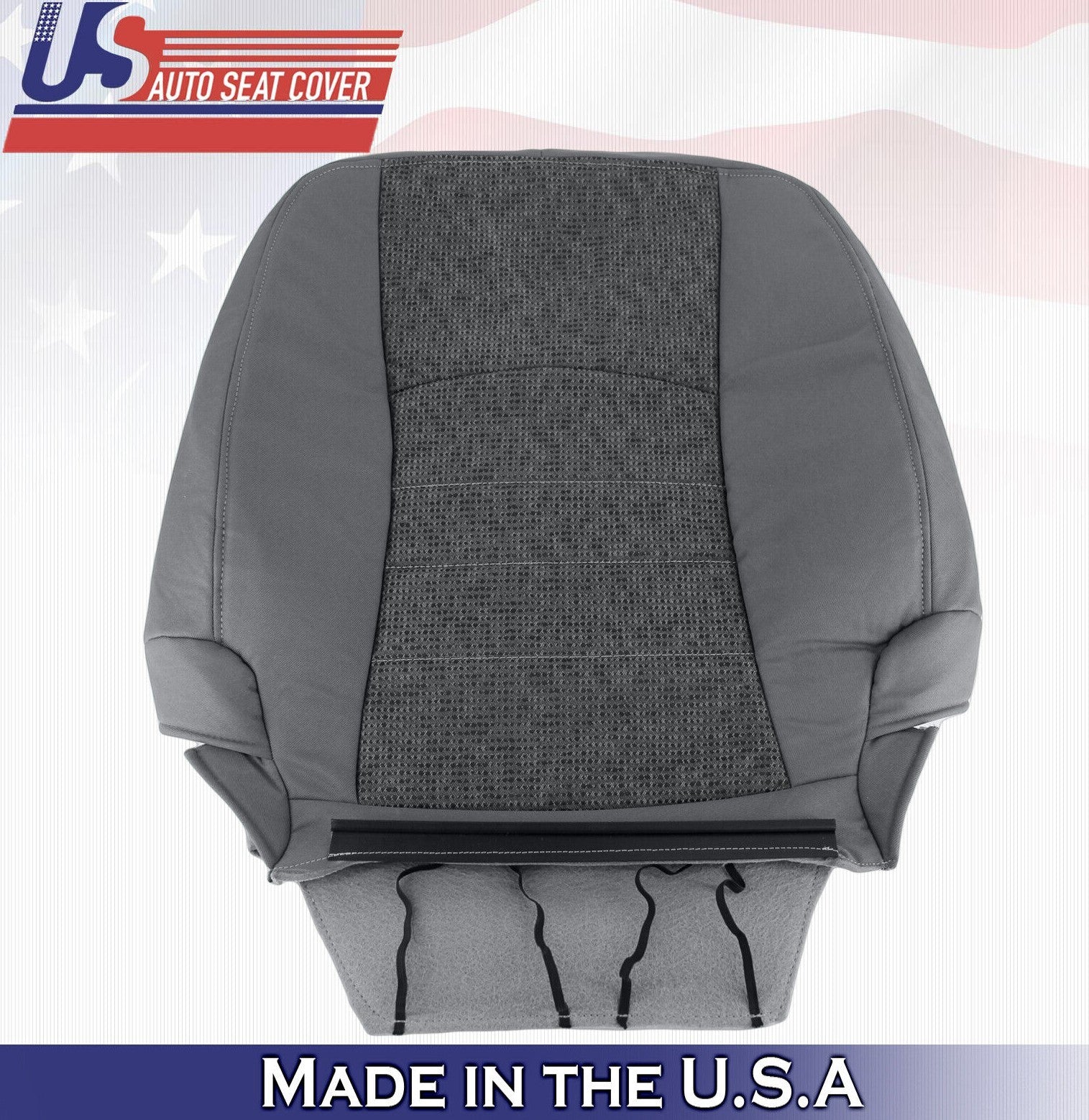 2016 2017 2018 For Dodge Ram 4500 5500 SLT Driver Side Top Cloth Seat Cover Gray