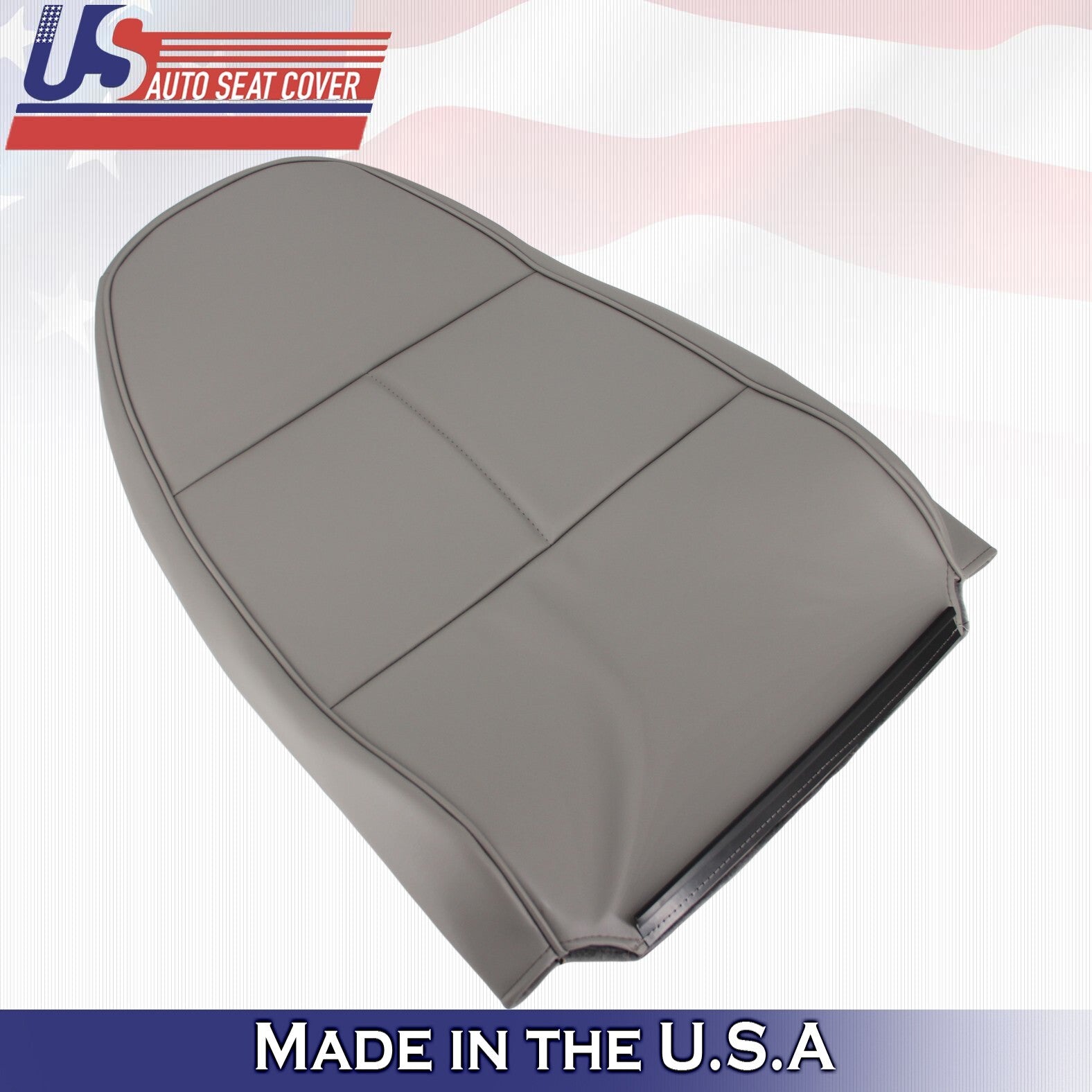 1992 to 1999 For Ford E150 E250 Econoline Passenger Top Vinyl Seat Cover Gray