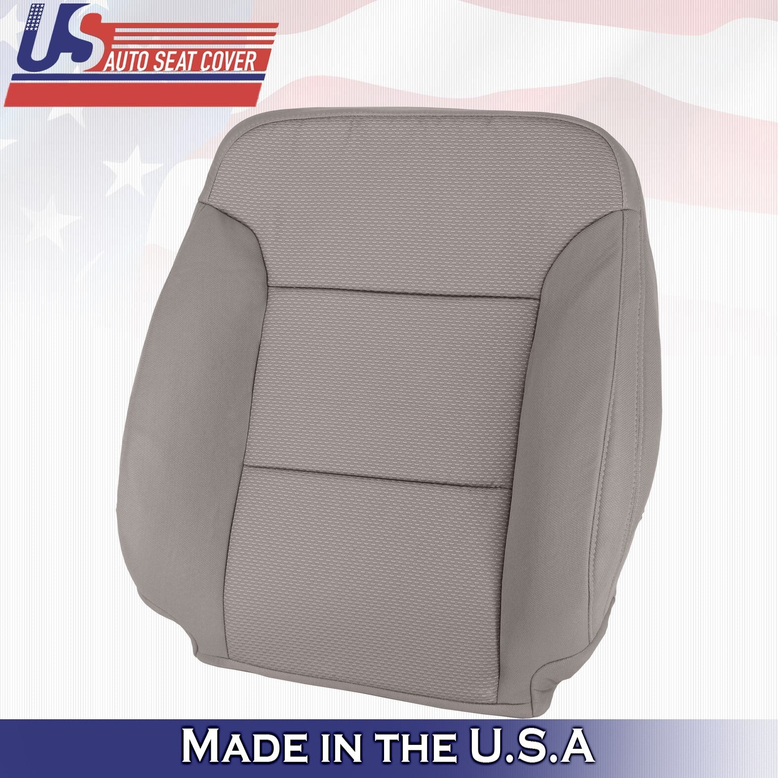2015 to 2019 For Chevy Silverado 2500 3500 Passenger Top Cloth Seat Cover Tan