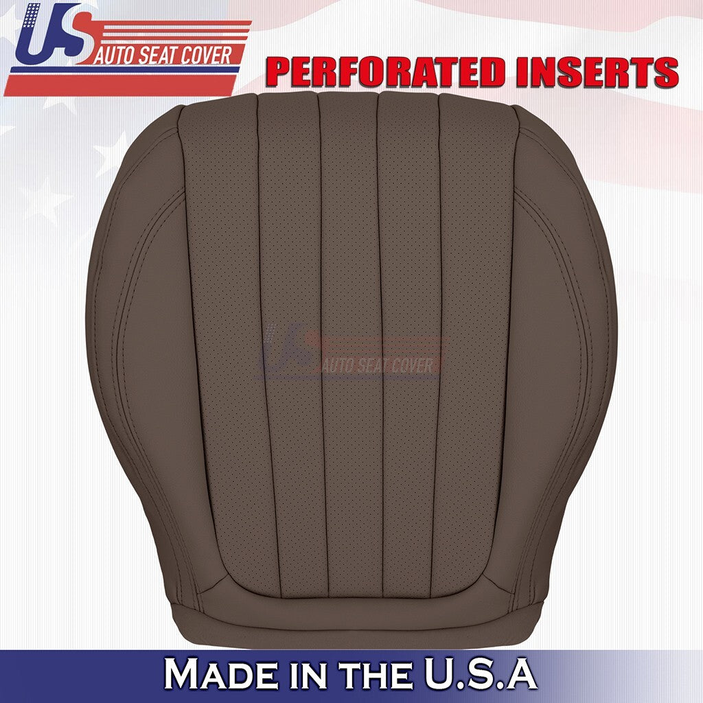 2017 to 2020 For Mercedes Benz E400 Driver Bottom Synth Leather Cover Nut Brown