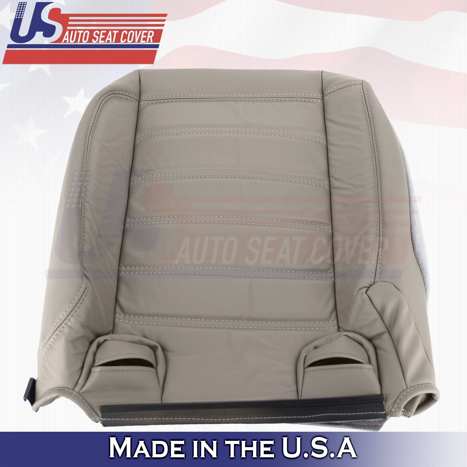 2003-2007 FOR Hummer H2 REAR Driver & Passenger Tops Genuine Leather Cover Gray