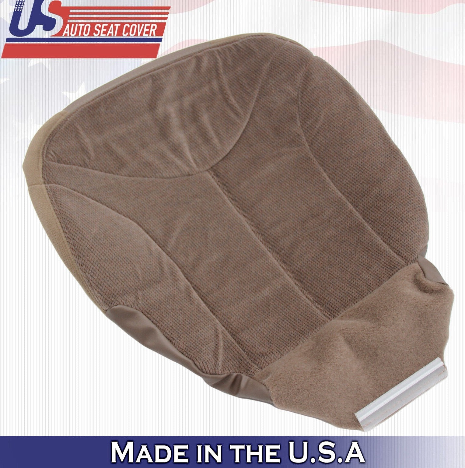 2002 For GMC Sierra 1500 2500 3500 SLT SLE Passenger Bottom Cloth Seat Cover Tan