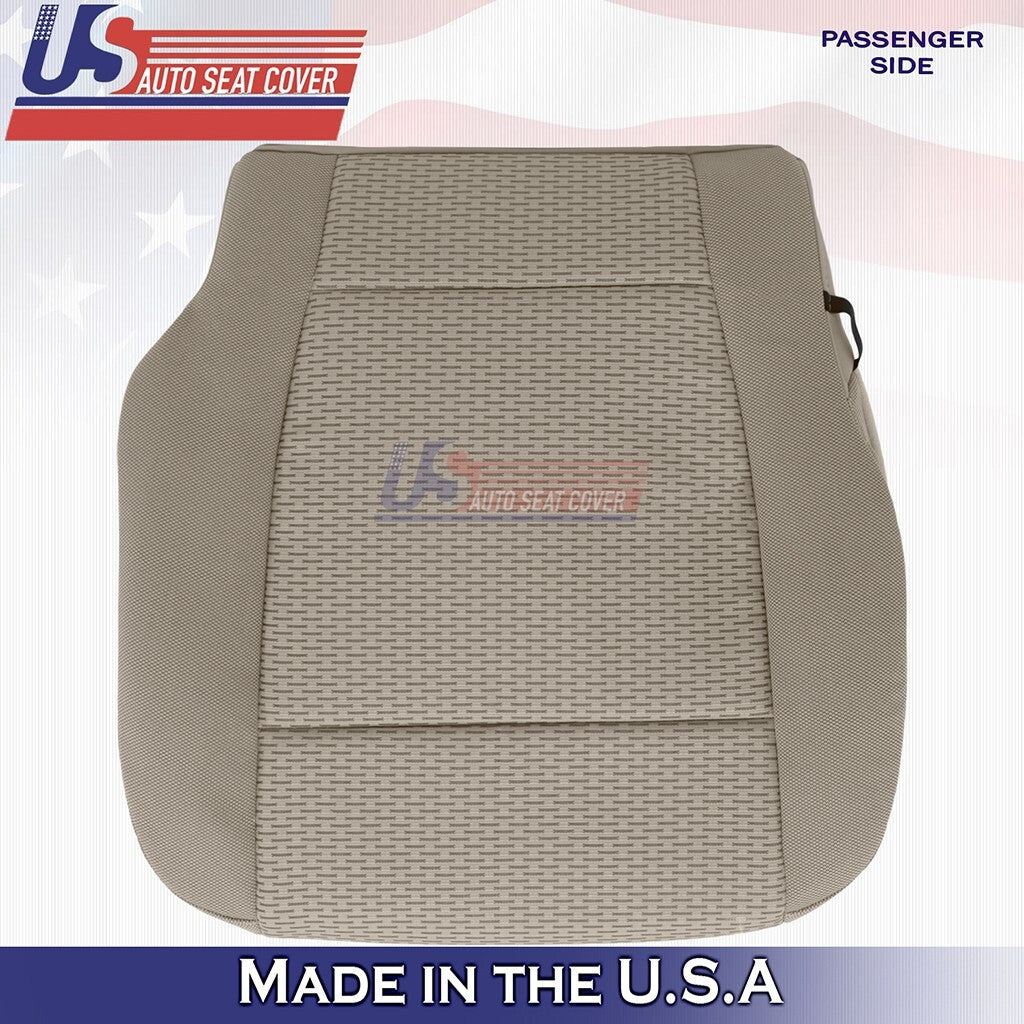 2015 to 2019 Fits Ford F150 Driver & Passenger Bottoms Cloth Seat Cover Tan