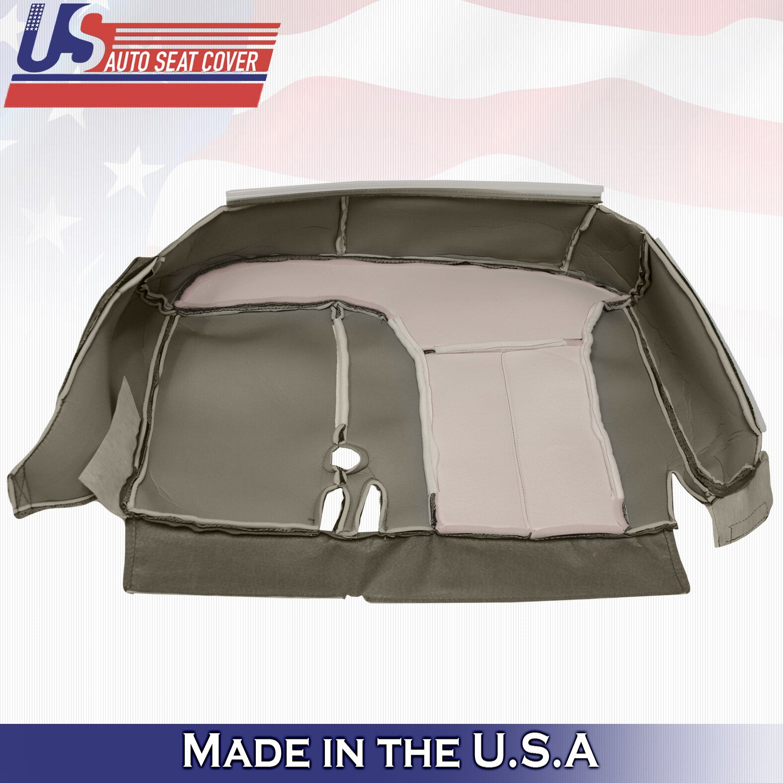 1995 to 1999 For Chevy Tahoe & Suburban Split Bench Bottom Cloth Seat Cover Tan