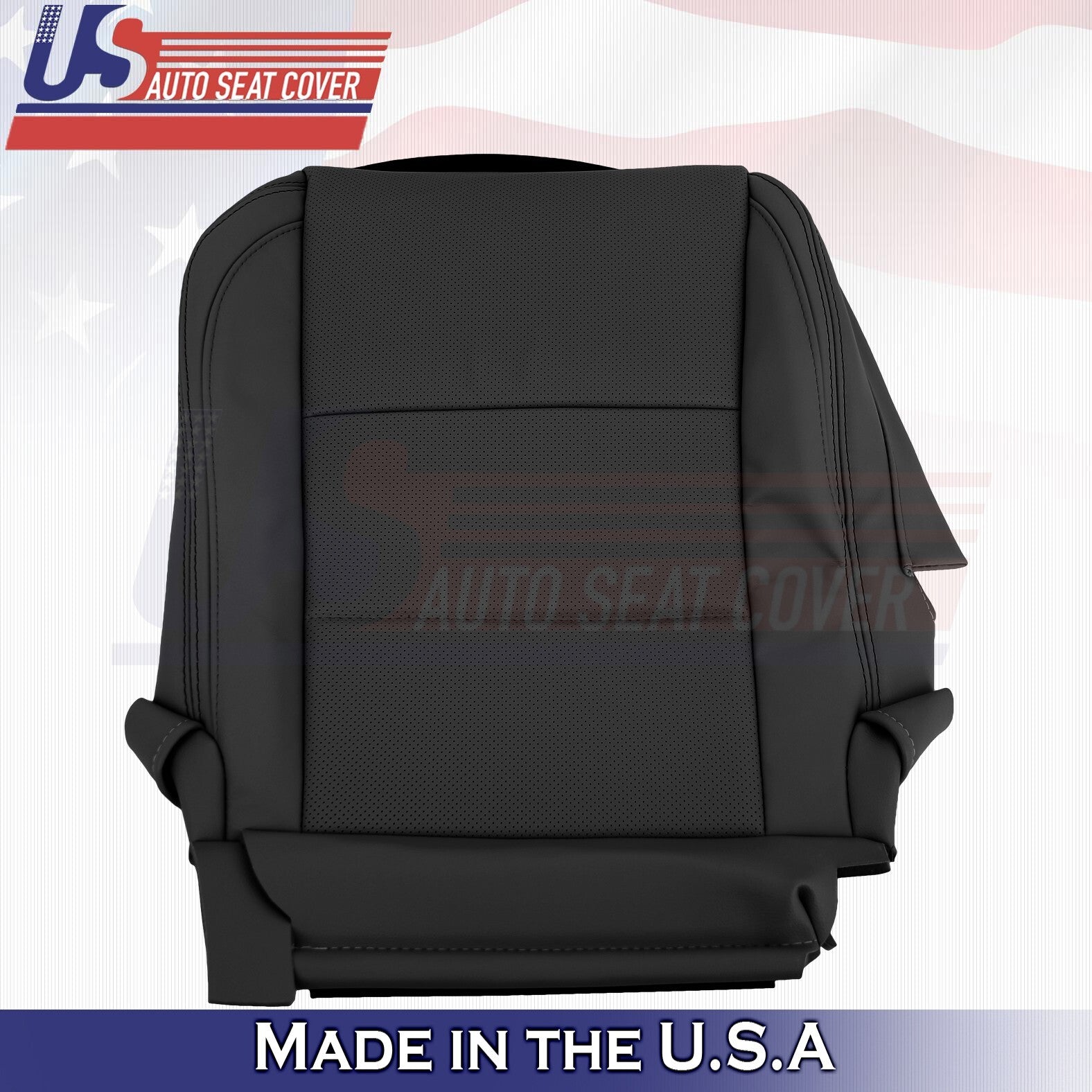 2013 - 2020 Fits Lexus GS350 GS300 Driver & Passenger Bottom Leather Cover Black